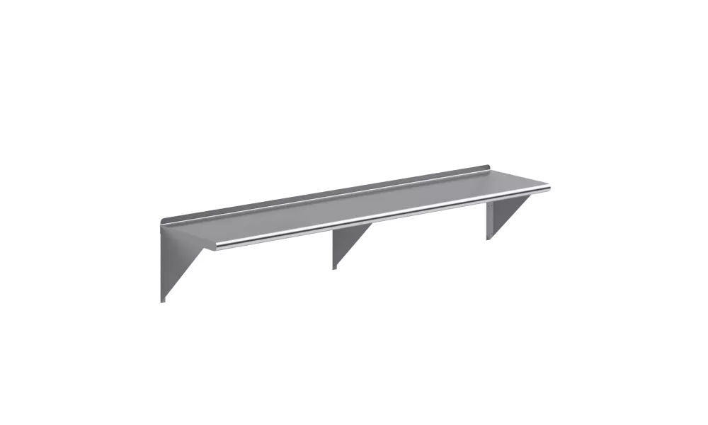 16 in. x 72 in. Stainless Steel Wall Shelf