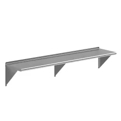 16 in. x 72 in. Stainless Steel Wall Shelf
