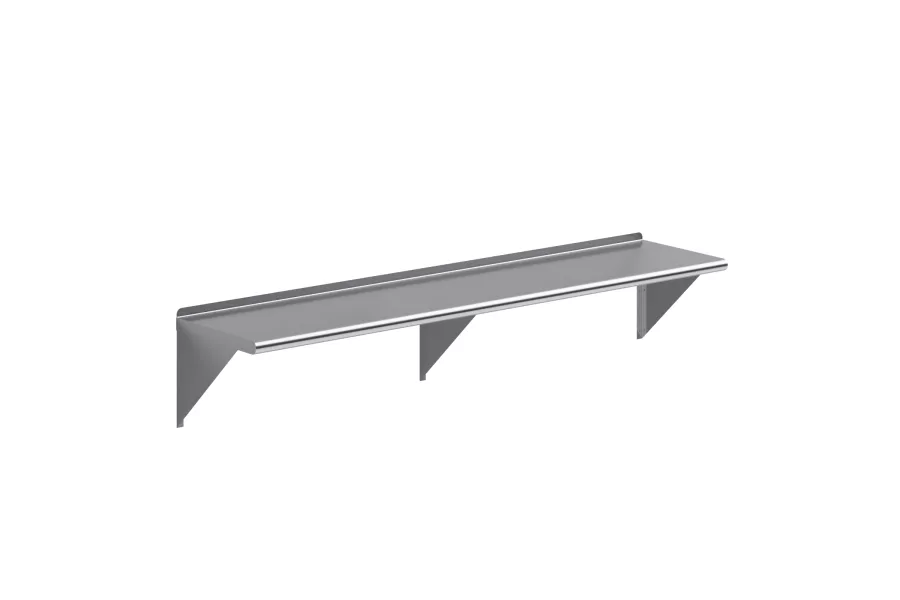 16 in. x 72 in. Stainless Steel Wall Shelf