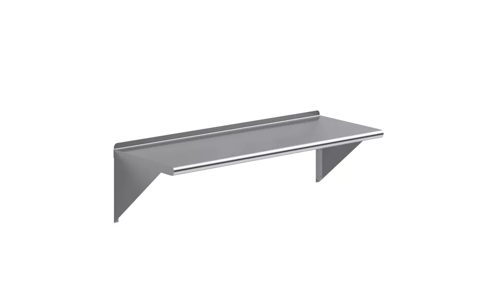 18 in. x 48 in. Stainless Steel Wall Shelf