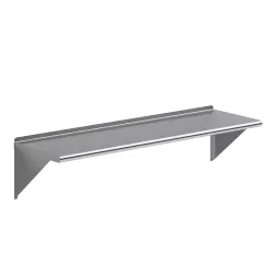 18 in. x 60 in. Stainless Steel Wall Shelf