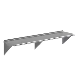 18 in. x 72 in. Stainless Steel Wall Shelf