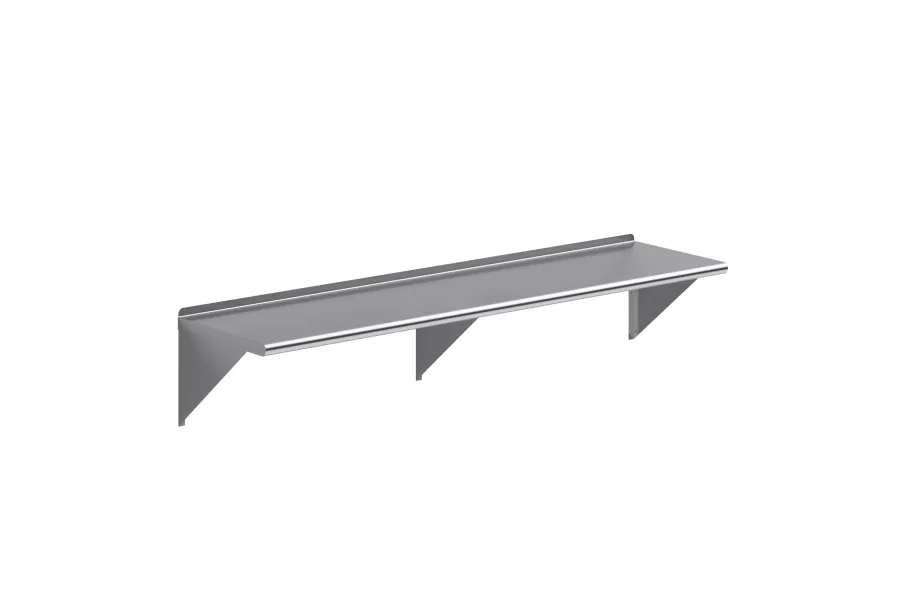 18 in. x 72 in. Stainless Steel Wall Shelf