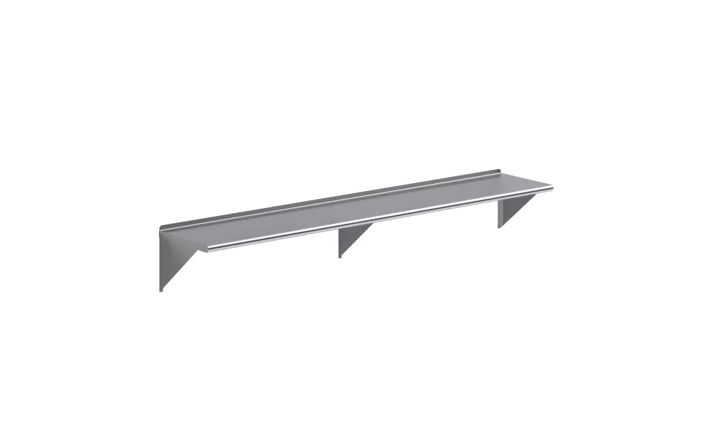 18 in. x 96 in. Stainless Steel Wall Shelf