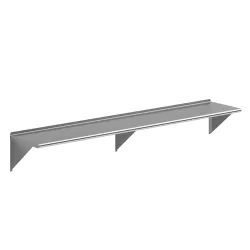 18 in. x 96 in. Stainless Steel Wall Shelf