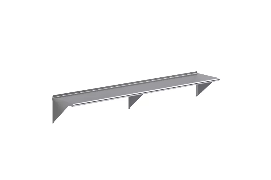 18 in. x 96 in. Stainless Steel Wall Shelf