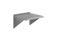 Amgood 24 In. X 24 In. Stainless Steel Wall Shelf With Side Guards - View #4