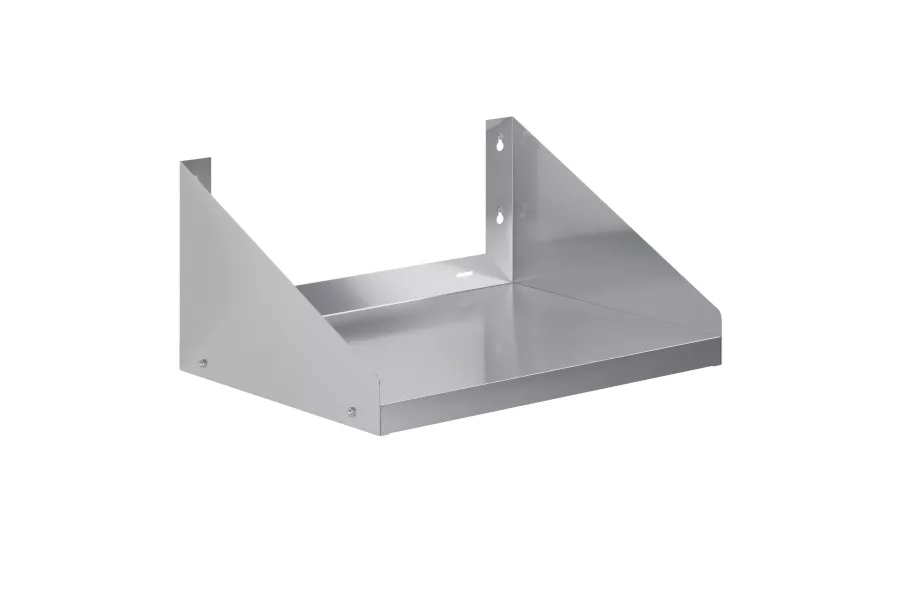 18 in. x 24 in. Stainless Steel Wall Shelf with Side Guards