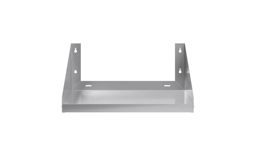 AmGood 24 in. x 24 in. Stainless Steel Wall Shelf with Side Guards
