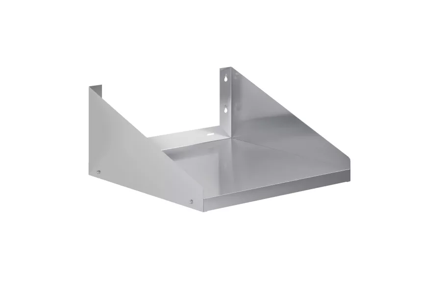 24 in. x 24 in. Stainless Steel Wall Shelf with Side Guards