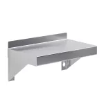 6 in. x 10 in. Stainless Steel Wall Shelf With Squared Edge
