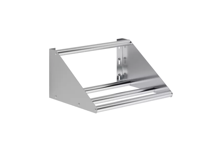 22 in. Stainless Steel Tubular Glass Rack Shelf