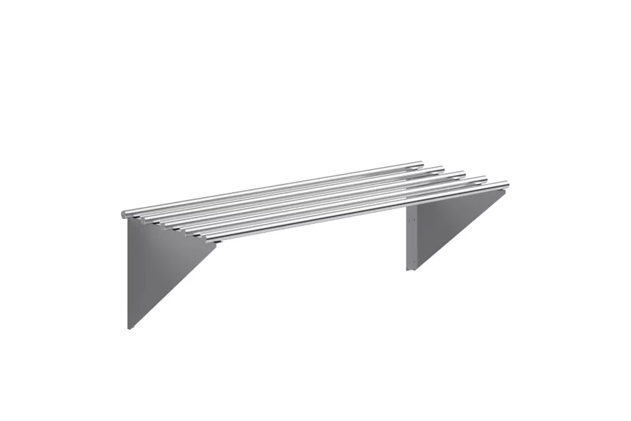 18 in. x 48 in. Stainless Steel Tubular Wall Shelf