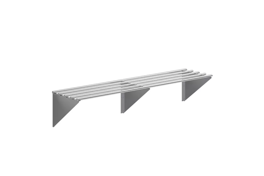 18 in. x 72 in. Stainless Steel Tubular Wall Shelf