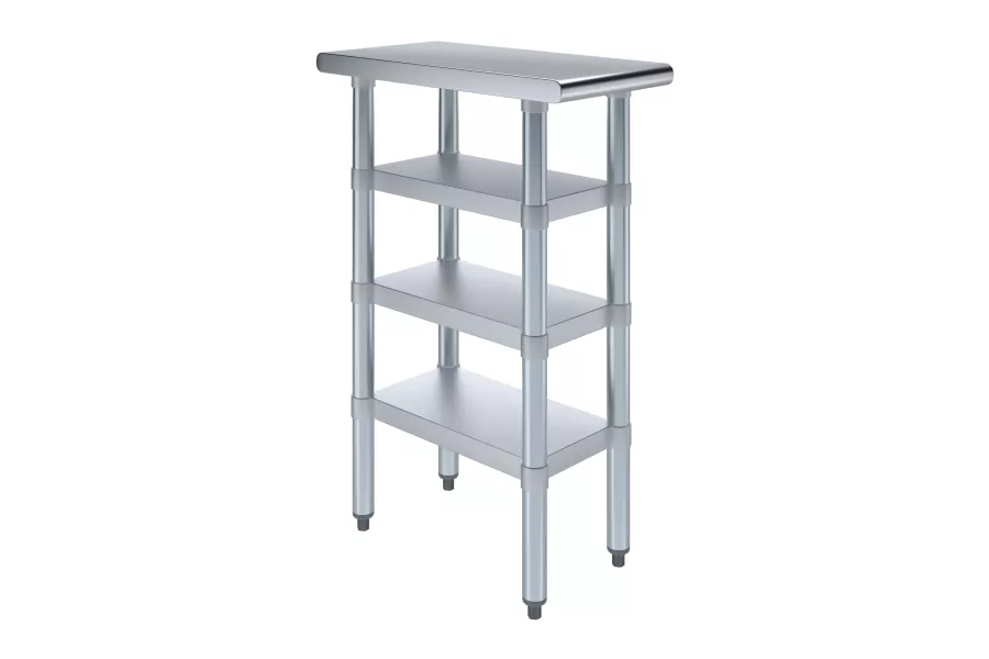 24 in. x 12 in. Stainless Steel Table With Three Undershelves