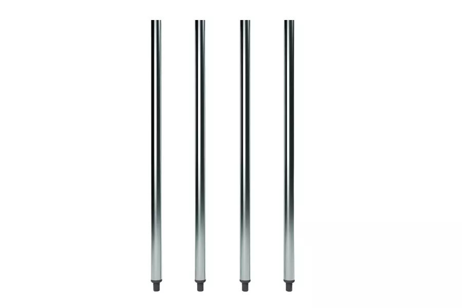 35" 1/4" Galvanized Steel Leg for Work Tables | Set of 4 Legs