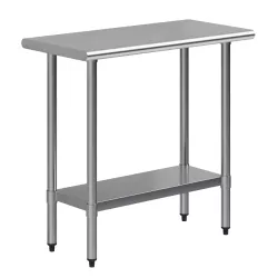 18 in. x 36 in. Premium Stainless Steel Table with Undershelf