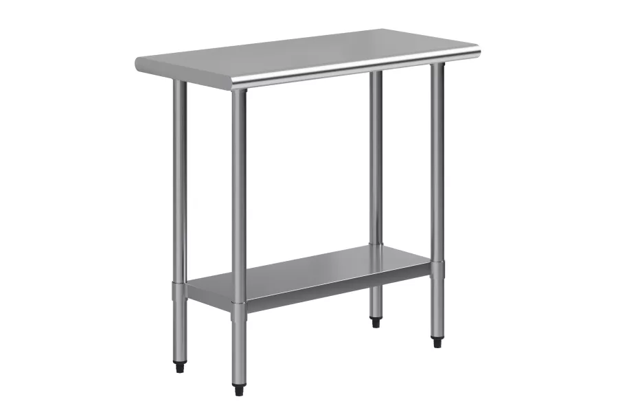 18 in. x 36 in. Premium Stainless Steel Table with Undershelf