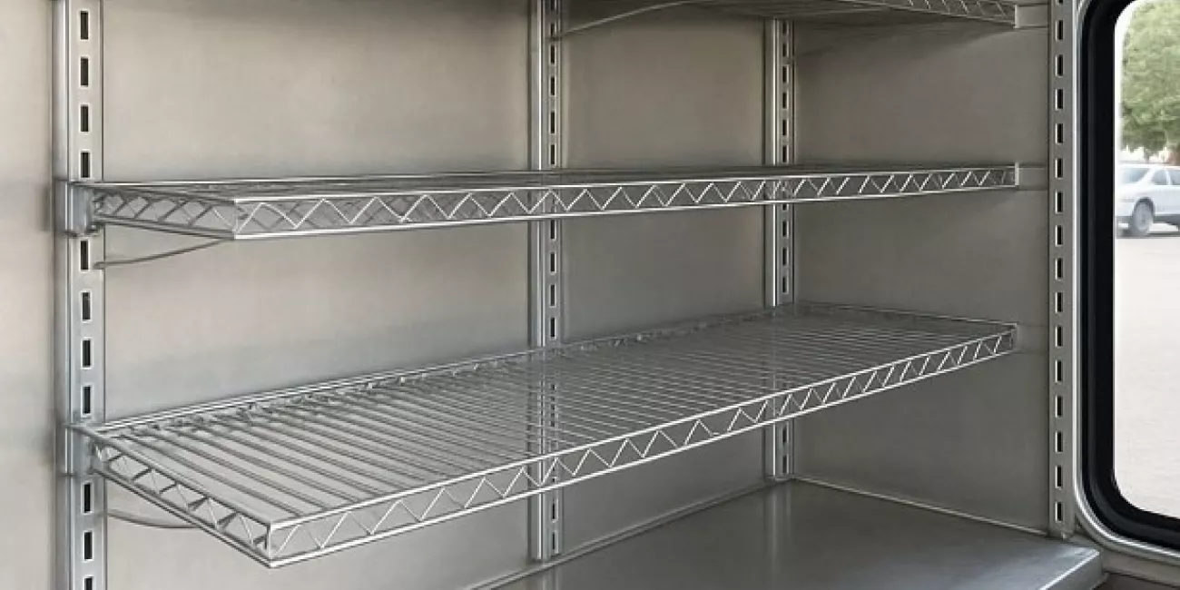 What are the best shelving options for food trucks?