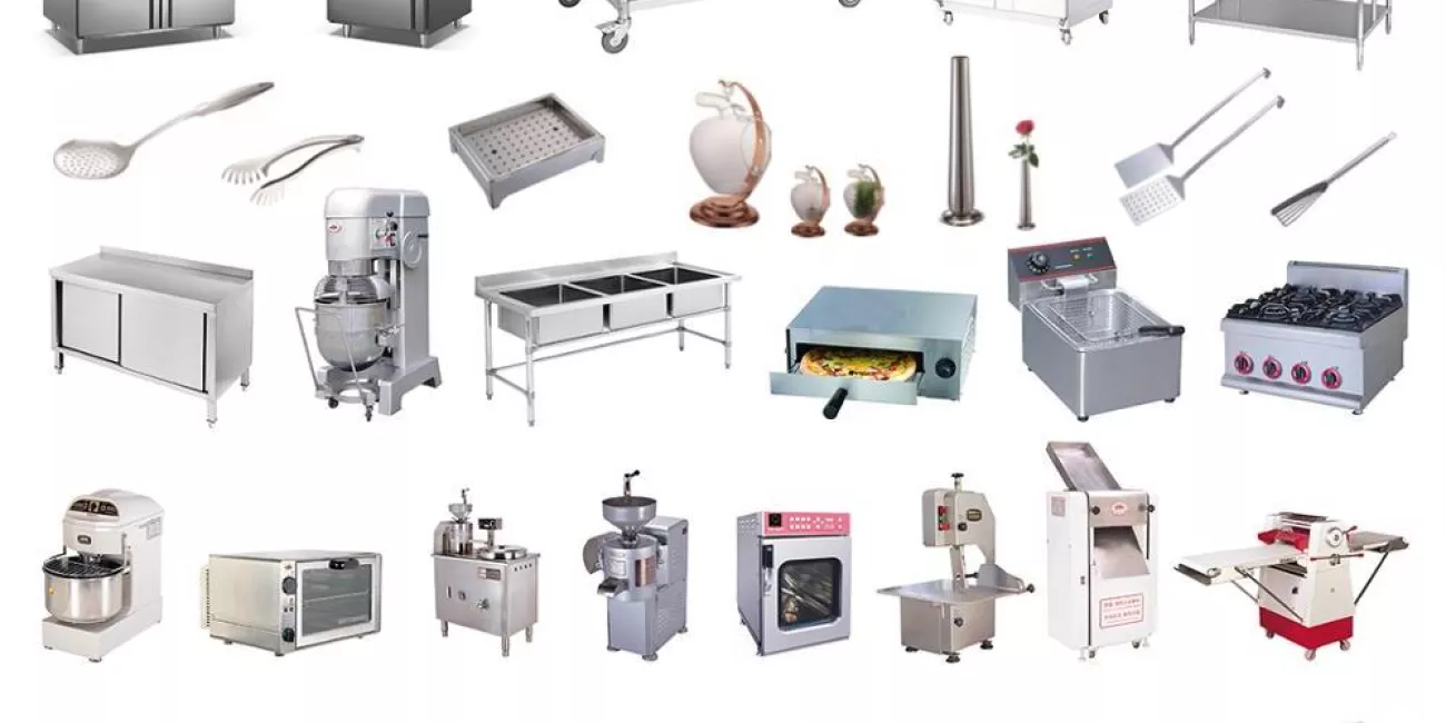 What equipment is necessary for commercial kitchen?