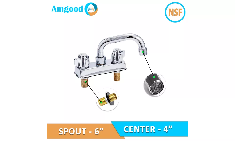 ibuki　0308 IKEBANA Kitchen Faucet with Sprayer, Brushed Nickel Kitchen