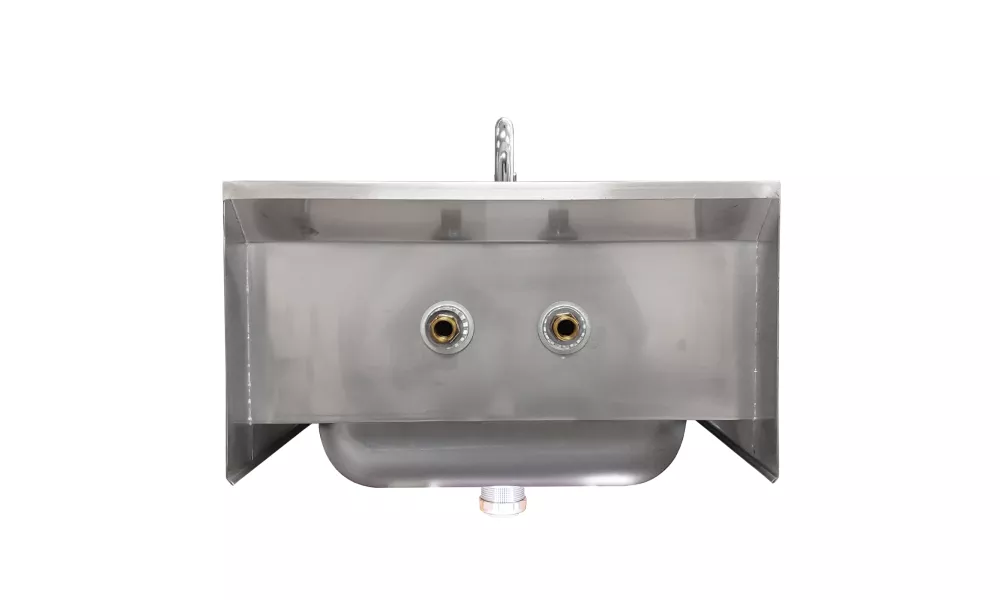 AmGood Stainless Steel Wall Mounted Hand Sink 17 in. x 15 in