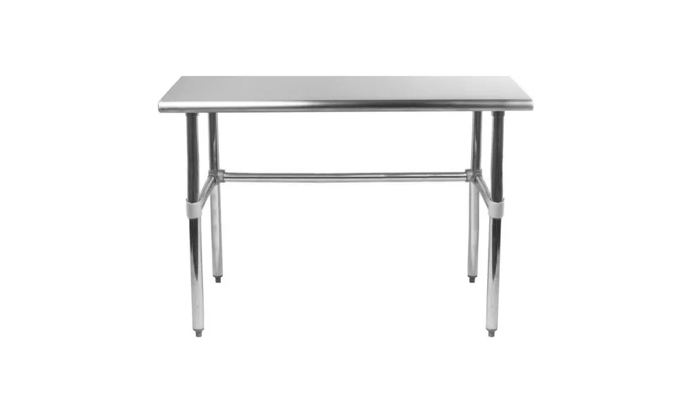 36" X 36" Stainless Steel Work Table With Open Base