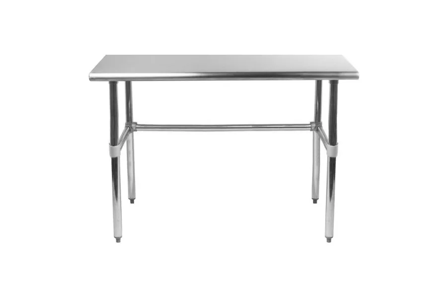 36" X 36" Stainless Steel Work Table With Open Base