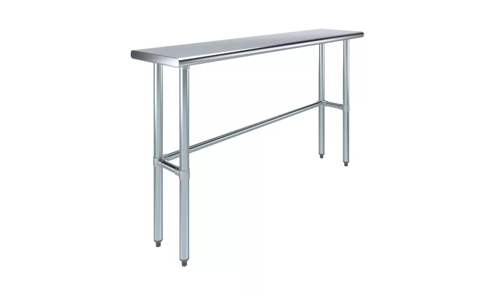 14 in. x 60 in. Open Base Stainless Steel Work Table 