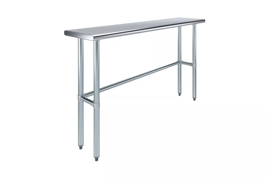 14 in. x 60 in. Open Base Stainless Steel Work Table 