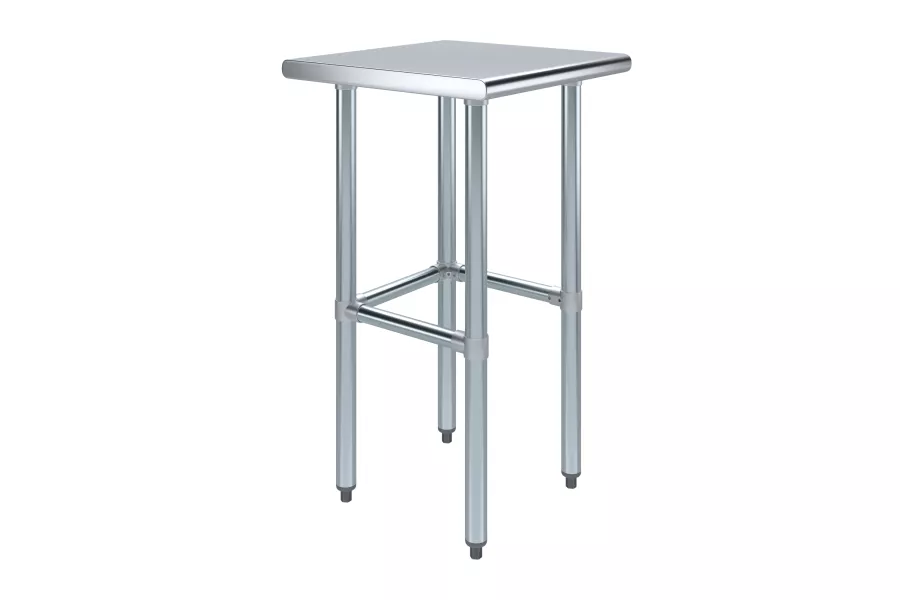 20 in. x 20 in. Open Base Stainless Steel Work Table 