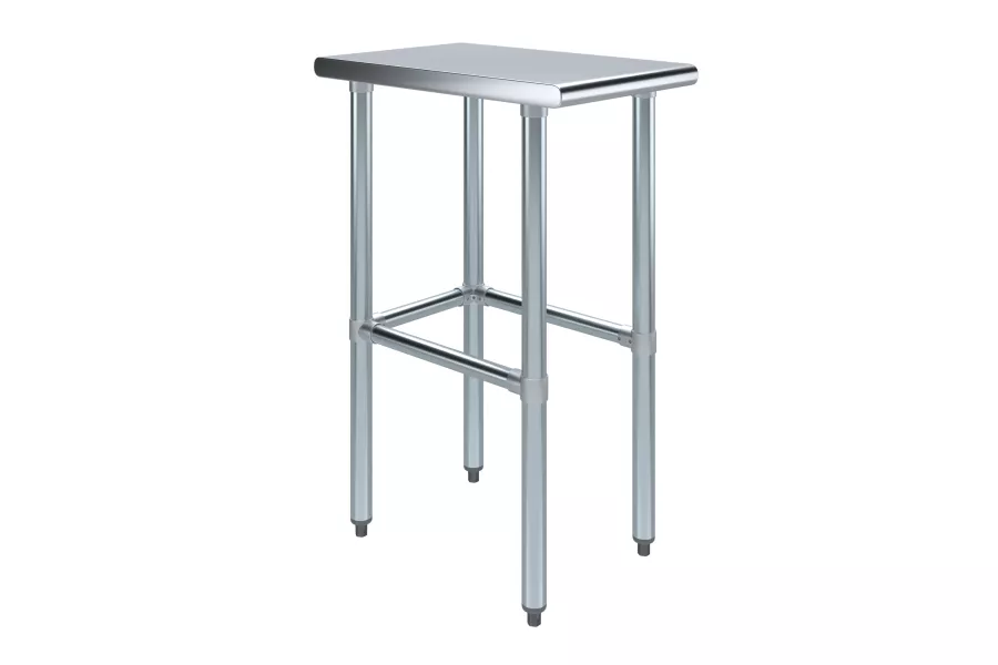 24 in. x 15 in. Open Base Stainless Steel Work Table 