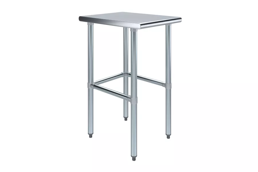 24 in. x 18 in. Open Base Stainless Steel Work Table 