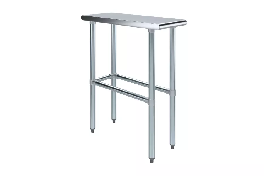 30 in. x 12 in. Open Base Stainless Steel Work Table 