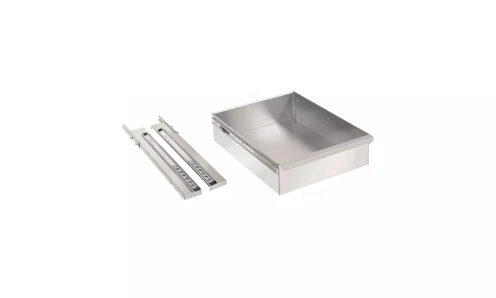 15" x 20" x 5" Stainless Steel Table Drawer Metal Drawer for Prep Work Table Heavy Duty