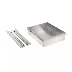 15" x 20" x 5" Stainless Steel Table Drawer Metal Drawer for Prep Work Table Heavy Duty