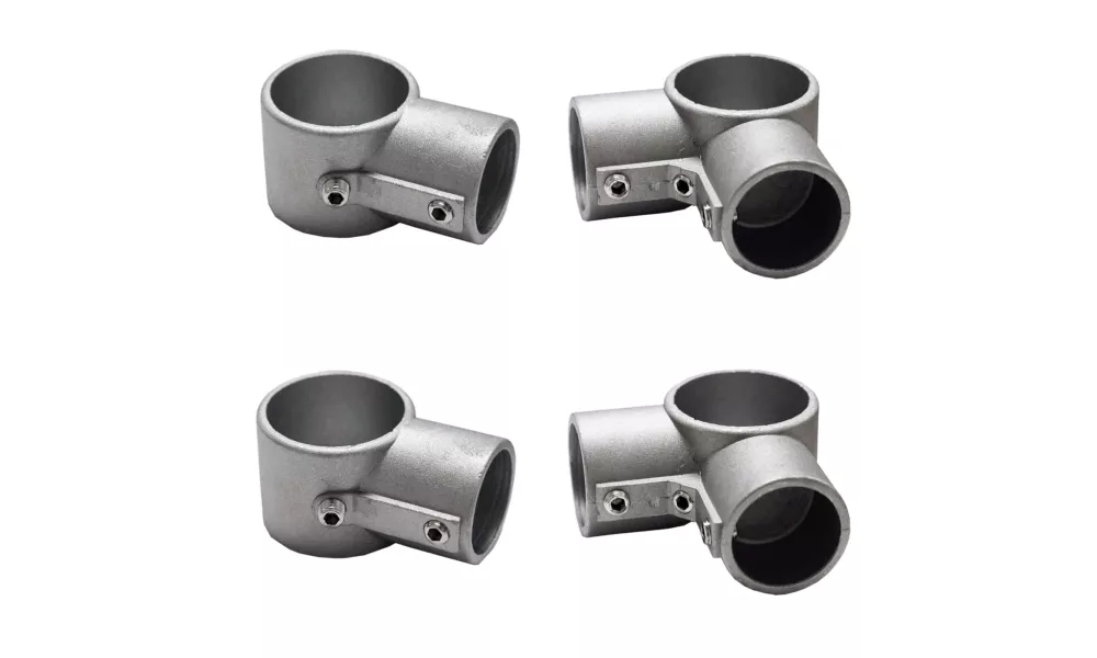 Heavy Duty Aluminum Brace Socket for Work Tables | 4 Piece Set