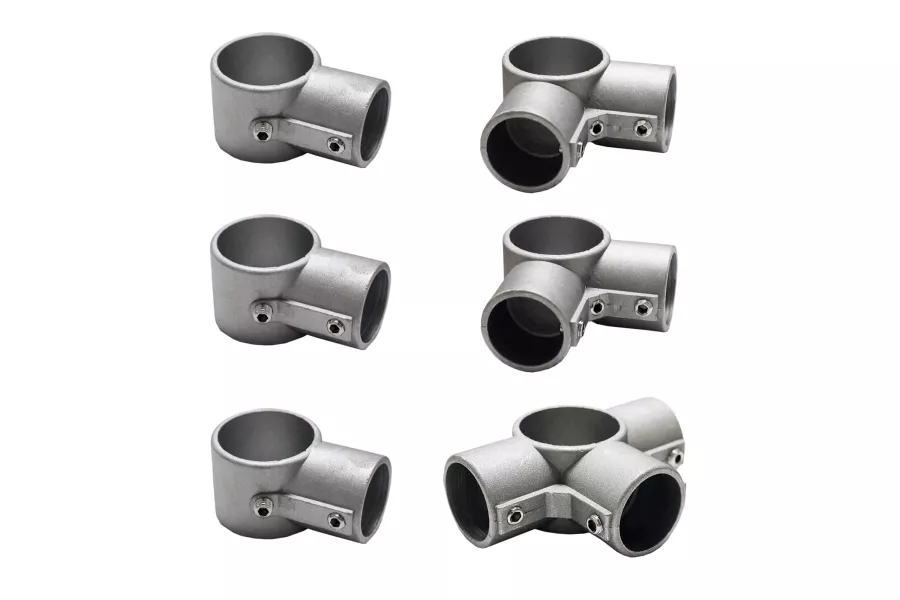 Heavy Duty Aluminum Brace Socket for Work Tables | 6 Piece Set