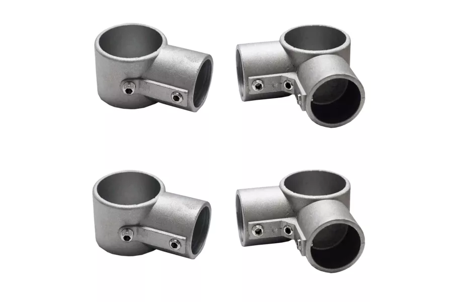 Heavy Duty Aluminum Brace Socket for Work Tables | 4 Piece Set