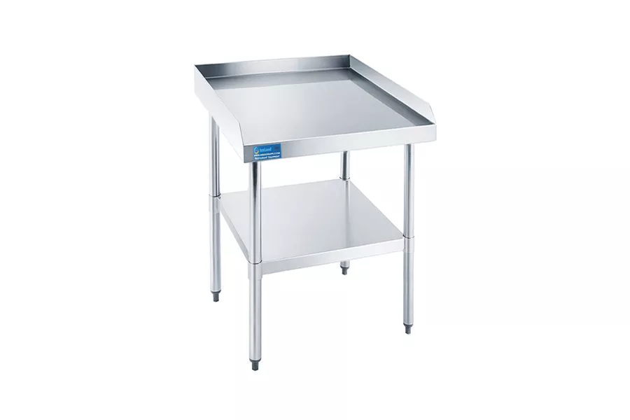 30" X 36" Work Table with Backsplash and Sidesplashes
