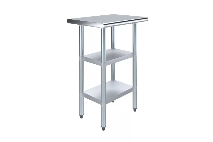 18 in. x 24 in. Stainless Steel Table With Two Undershelves