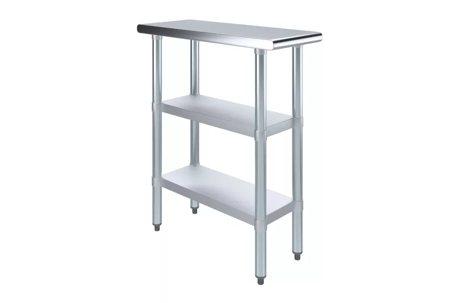 30 in. x 12 in. Stainless Steel Table With Two Undershelves