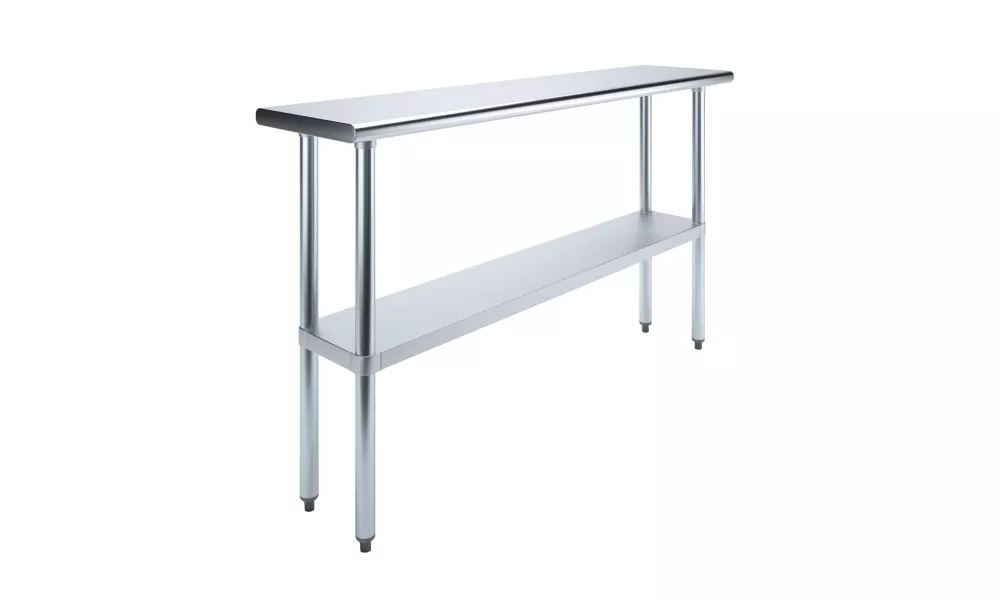 14" X 60" Stainless Steel Work Table With Undershelf