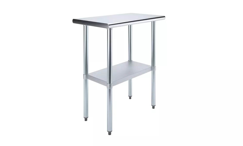 18" X 30" Stainless Steel Work Table With Undershelf