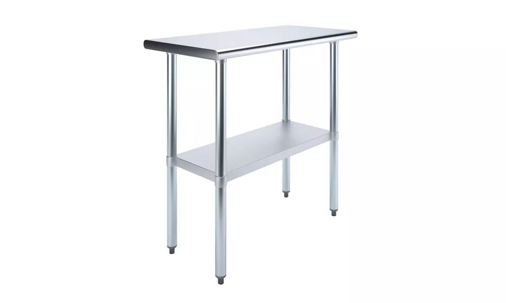 18" X 36" Stainless Steel Work Table With Undershelf