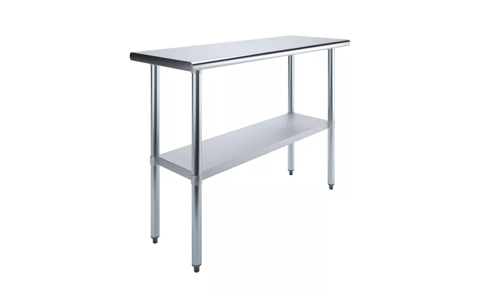 18" X 48" Stainless Steel Work Table With Undershelf