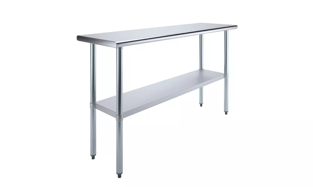18" X 60" Stainless Steel Work Table With Undershelf