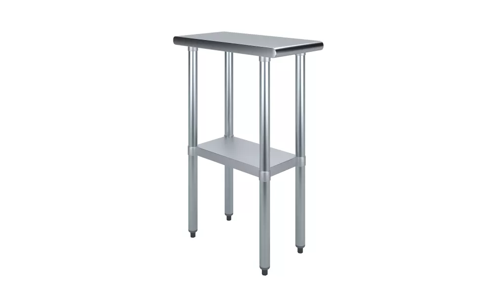 24" X 12" Stainless Steel Work Table With Undershelf