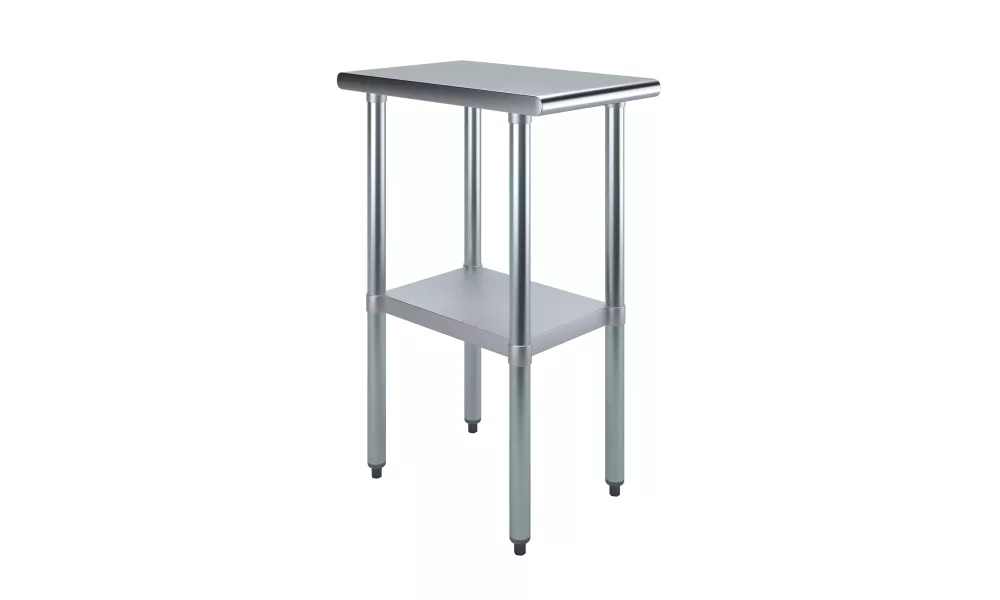 24" X 15" Stainless Steel Work Table With Undershelf