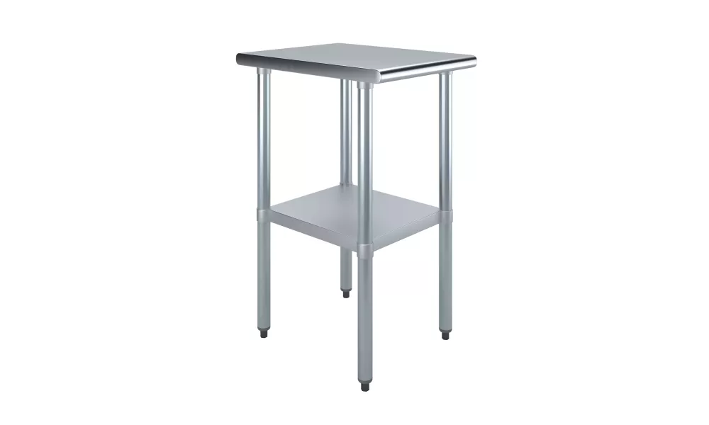 24" X 18" Stainless Steel Work Table With Undershelf
